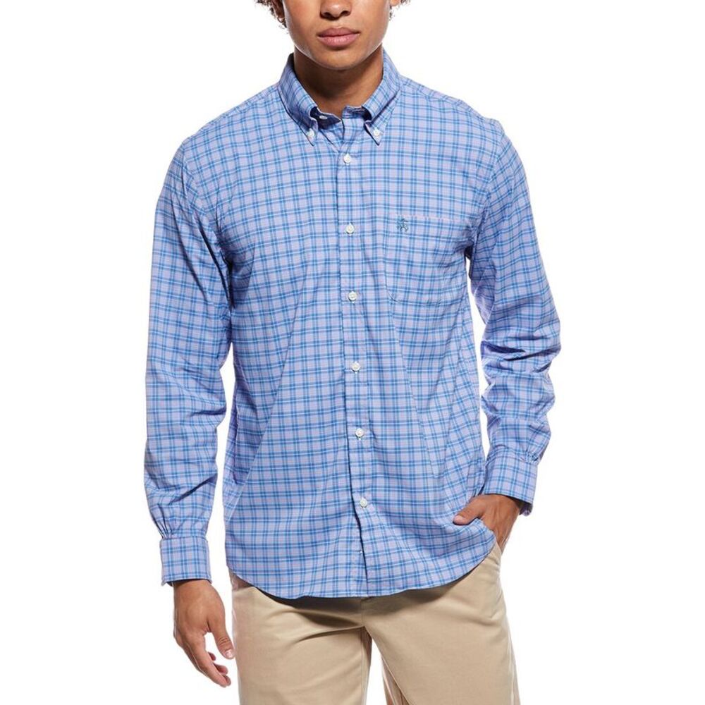 Brooks Brothers Mens  Sport Fit Performance Shirt
